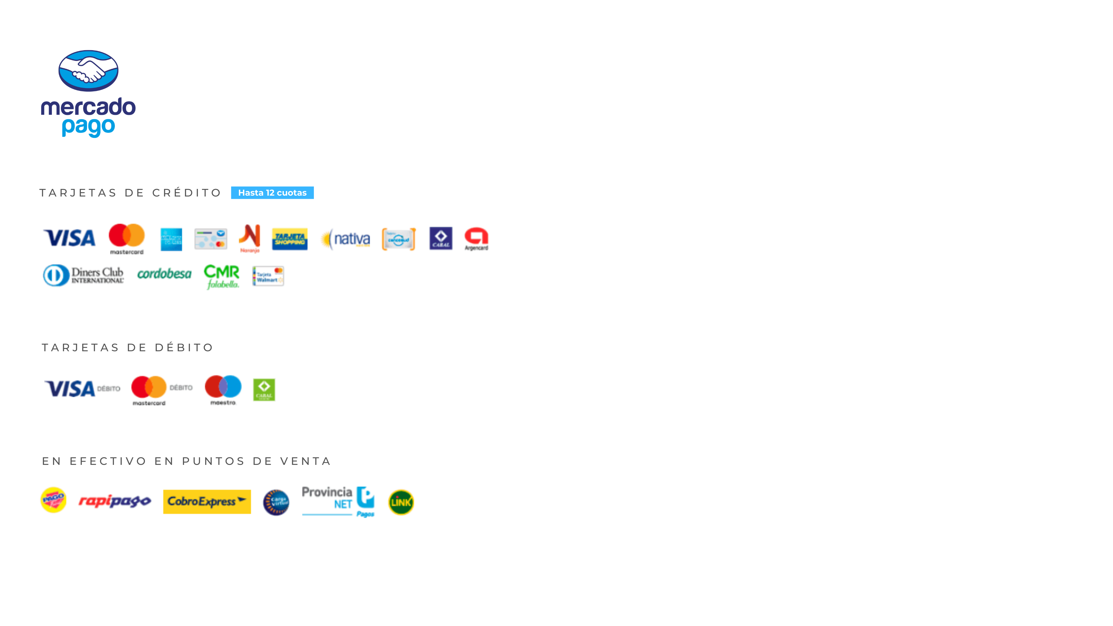 Medios de pago vigentes